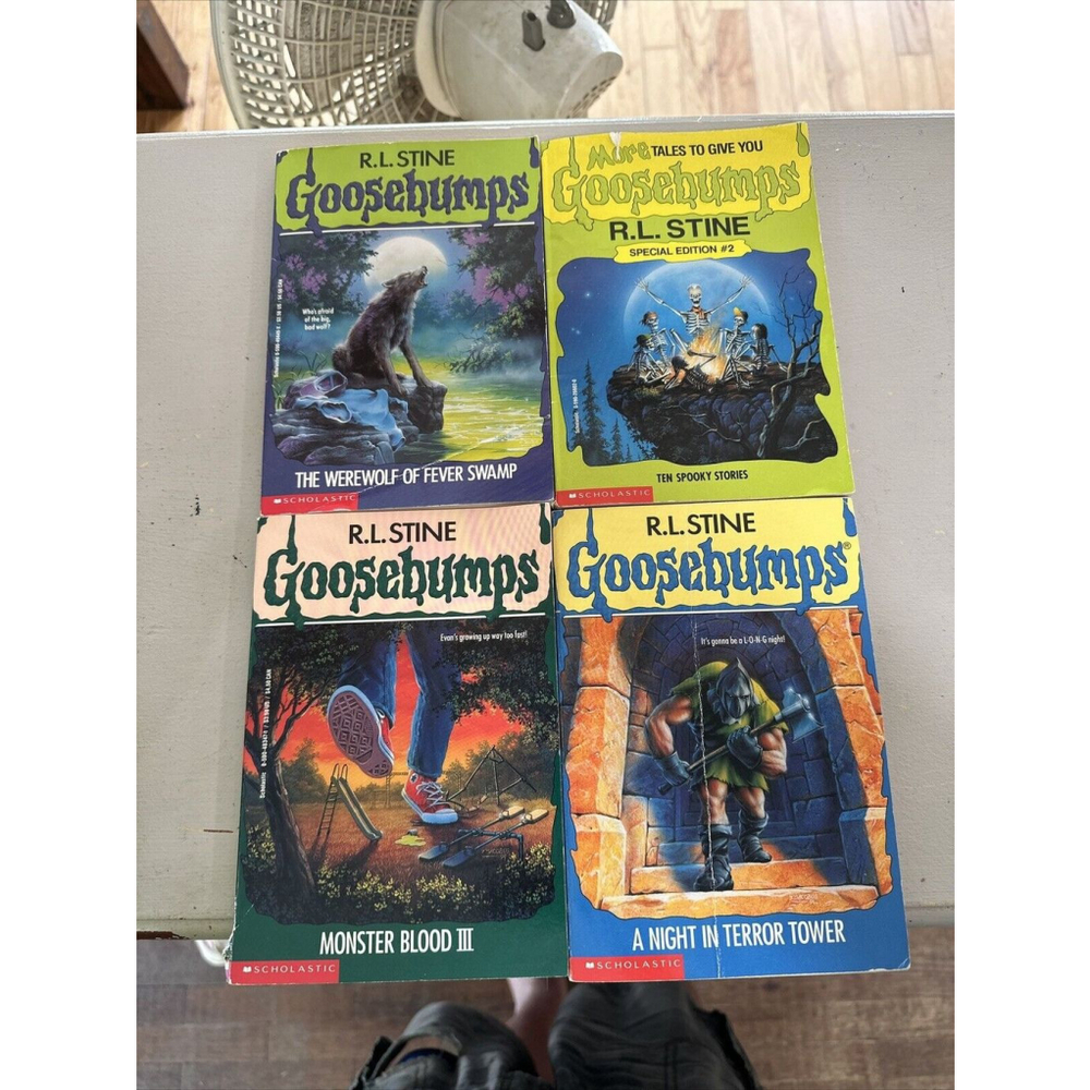 R.L. Stine Goosebumps Books Lot. Books 2-14-27-29. 1995 First Printing